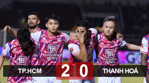 Kết quả TP.HCM 2–0 Thanh Hoá: Chủ nhà trọn niềm vui!